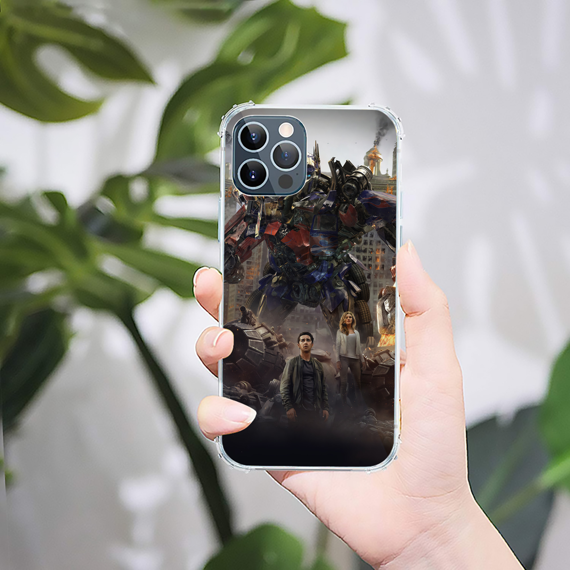 （画像用） Transformers トランスフォーマー 【iPhone 12シリーズ対応】透明スマホケース（クリアソフトケース）